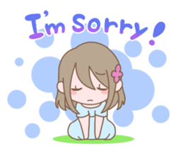 Cute girl Nina[English ver.] sticker #1130565