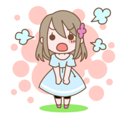 Cute girl Nina[English ver.] sticker #1130569