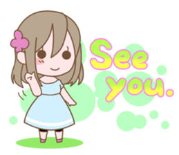 Cute girl Nina[English ver.] sticker #1130575