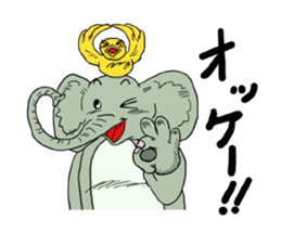 Pao's elephant sticker #1130989