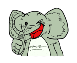 Pao's elephant sticker #1130997