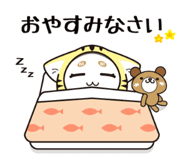 hood cat and rabbit sticker #1131437