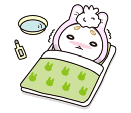 hood cat and rabbit sticker #1131445