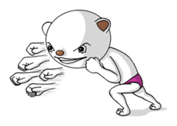 A positive bear sticker #1131725