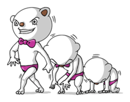 A positive bear sticker #1131744