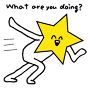 Hosshi- of leisurely English version sticker #1132027