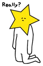 Hosshi- of leisurely English version sticker #1132039