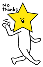 Hosshi- of leisurely English version sticker #1132041