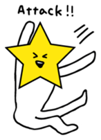 Hosshi- of leisurely English version sticker #1132052