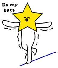 Hosshi- of leisurely English version sticker #1132055