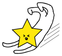 Hosshi- of leisurely English version sticker #1132056