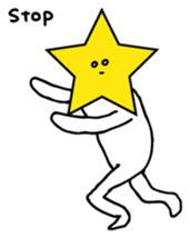 Hosshi- of leisurely English version sticker #1132057