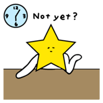 Hosshi- of leisurely English version sticker #1132058