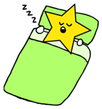 Hosshi- of leisurely English version sticker #1132065