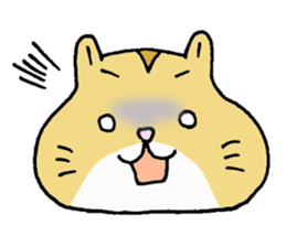 Very very cute hamster sticker #1132070