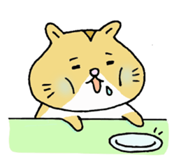 Very very cute hamster sticker #1132072