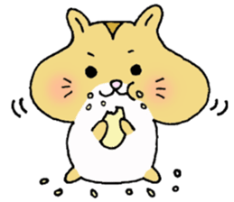 Very very cute hamster sticker #1132073