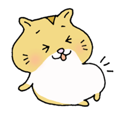 Very very cute hamster sticker #1132074