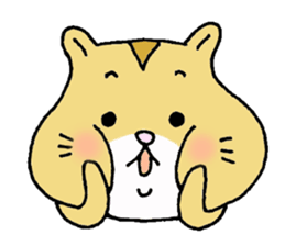 Very very cute hamster sticker #1132076