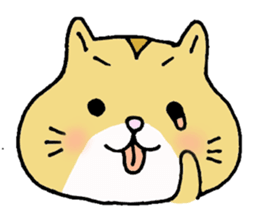 Very very cute hamster sticker #1132079