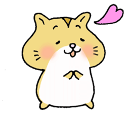 Very very cute hamster sticker #1132080