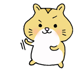 Very very cute hamster sticker #1132081