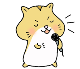 Very very cute hamster sticker #1132082
