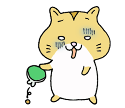 Very very cute hamster sticker #1132083