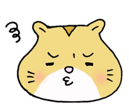 Very very cute hamster sticker #1132084