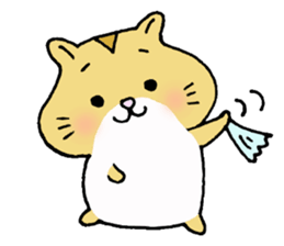Very very cute hamster sticker #1132085