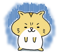Very very cute hamster sticker #1132086