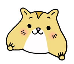 Very very cute hamster sticker #1132088