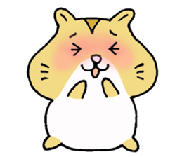 Very very cute hamster sticker #1132089