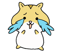 Very very cute hamster sticker #1132090