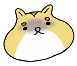 Very very cute hamster sticker #1132092