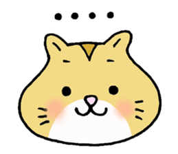 Very very cute hamster sticker #1132094