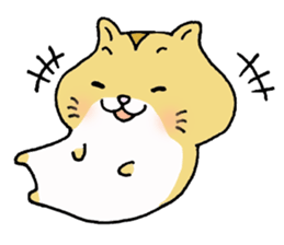 Very very cute hamster sticker #1132099