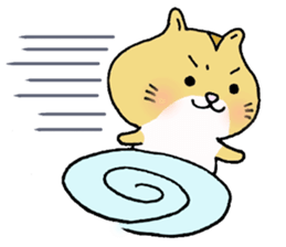 Very very cute hamster sticker #1132100