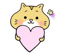 Very very cute hamster sticker #1132101