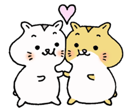 Very very cute hamster sticker #1132103