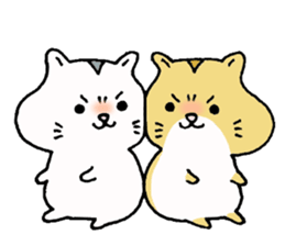 Very very cute hamster sticker #1132104