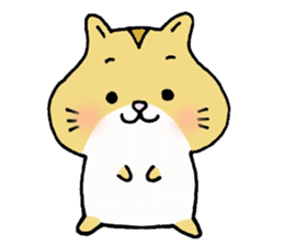 Very very cute hamster sticker #1132105