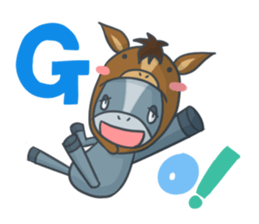 Donkey yearn sticker #1132426