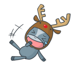 Donkey yearn sticker #1132434