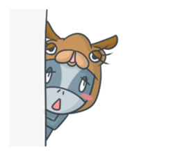 Donkey yearn sticker #1132439