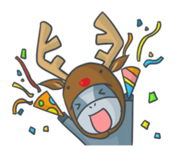 Donkey yearn sticker #1132441