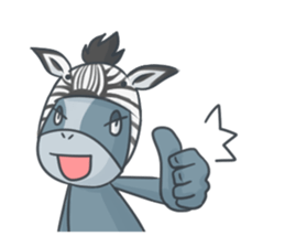 Donkey yearn sticker #1132458