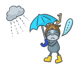 Donkey yearn sticker #1132462