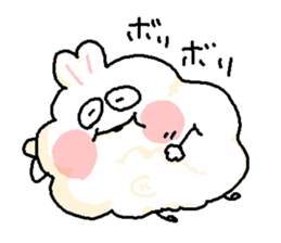 Dust rabbit (2) sticker #1132578