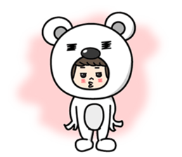 ZooKurumi Polar bear sticker #1132830